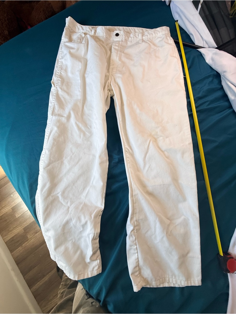 Dickies Men's White Chino Pants - Straight Leg